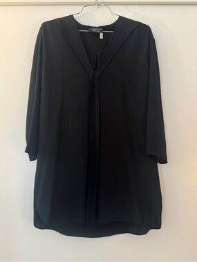 Lanvin Alber Elbaz Hiver 2014 Black Tunic Blouse FR 38 (6/8)